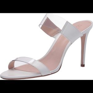 :::new::: schutz adinna white leather heel